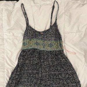 Forever 21 Blue/Green Romper